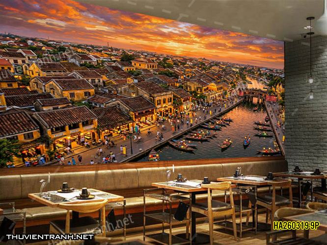 Tranh dán tường phố cổ Hội AnHA260319-9P - Kết quả tìm kiếm tranh tường